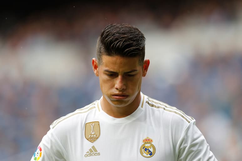 James Rodríguez volvió esta temporada al Real Madrid. (AP)