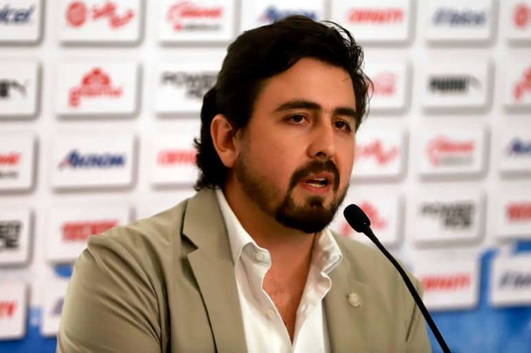 Amaury Vergara, presidente de las Chivas de Guadalajara. (ARCHIVO)
