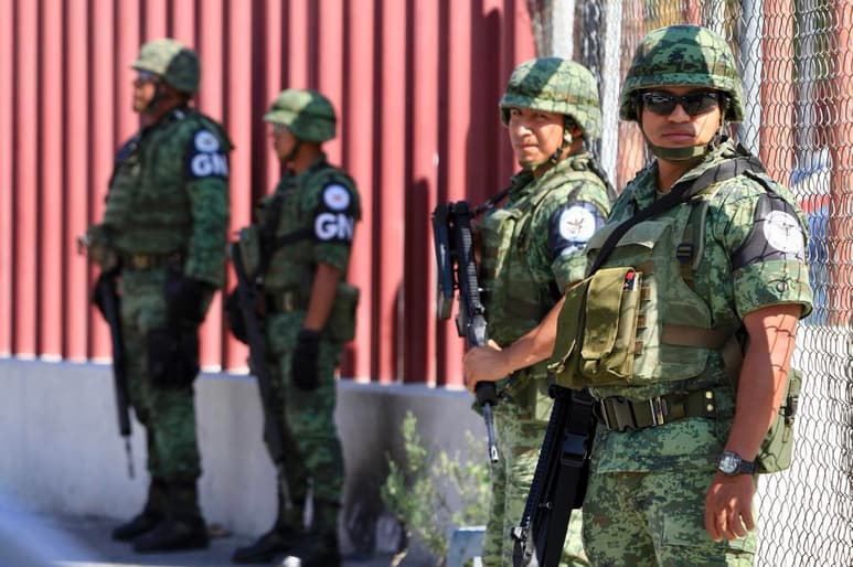 Fue a las 5:00 horas cuando llegaron los elementos del Ejército y Guardia Nacional, de los que la mayor parte son para Celaya.