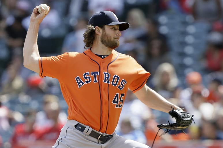 Gerrit Cole será el abridor de los Astros en el quinto y definitivo juego de la Serie Divisional de la Liga Americana. (AP)