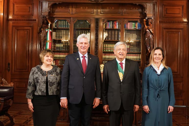 El presidente Andrés Manuel López Obrador recibirá el próximo jueves al presidente de República Cuba, Miguel Mario Díaz-Canel Bermúdez. (ARCHIVO)