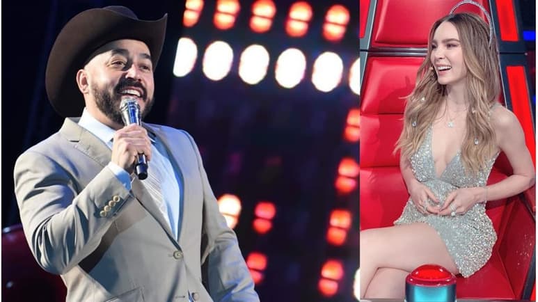 Lupillo Rivera y Belinda han sido relacionados sentimentalmente desde que trabajaron juntos en reality musical La Voz Azteca. (ESPECIAL)