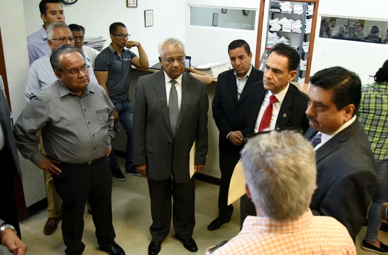 García Villa señaló que detectaron todo tipo de carencias durante su trayecto en el Palacio de Justicia. (JESÚS GALINDO)