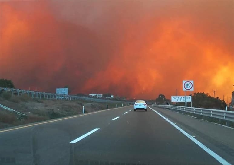 Se informó que en el combate a estos incendios participan elementos de la Guardia Nacional, bomberos de dichos municipios y voluntarios. (ESPECIAL)