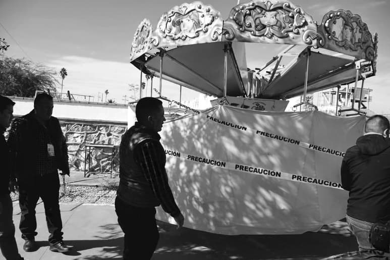 Los juegos mecánicos fueron clausurados al detectarse irregularidades en su operación en el consumo de energía eléctrica. (EL SIGLO DE TORREÓN)