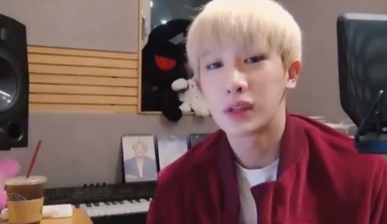 El joven cante pidió disculpas a sus fans y agradeció todo el apoyo brindado para él y sus compañeros del grupo Monsta X.