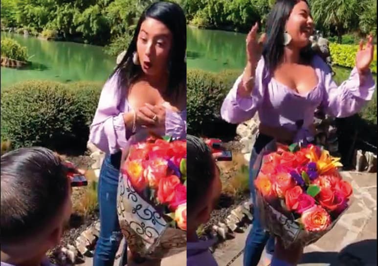 Finalmente Gio aceptó contraer matrimonio con él. (CAPTURA)