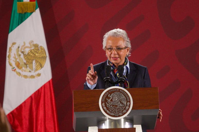 La secretaria de Gobernación, Olga Sánchez Cordero, reiteró su postura a favor del respeto de la ley y del interés superior de la nación, en especial en el caso de la ampliación del periodo del gobernador de Baja California, Jaime Bonilla Valdez. (ARCHIVO)