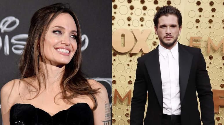 Angelina Jolie ha dado de qué hablar tras asegurarse que ha estado coqueteando con el actor Kit Harington en el set de The Eternals. (ARCHIVO)