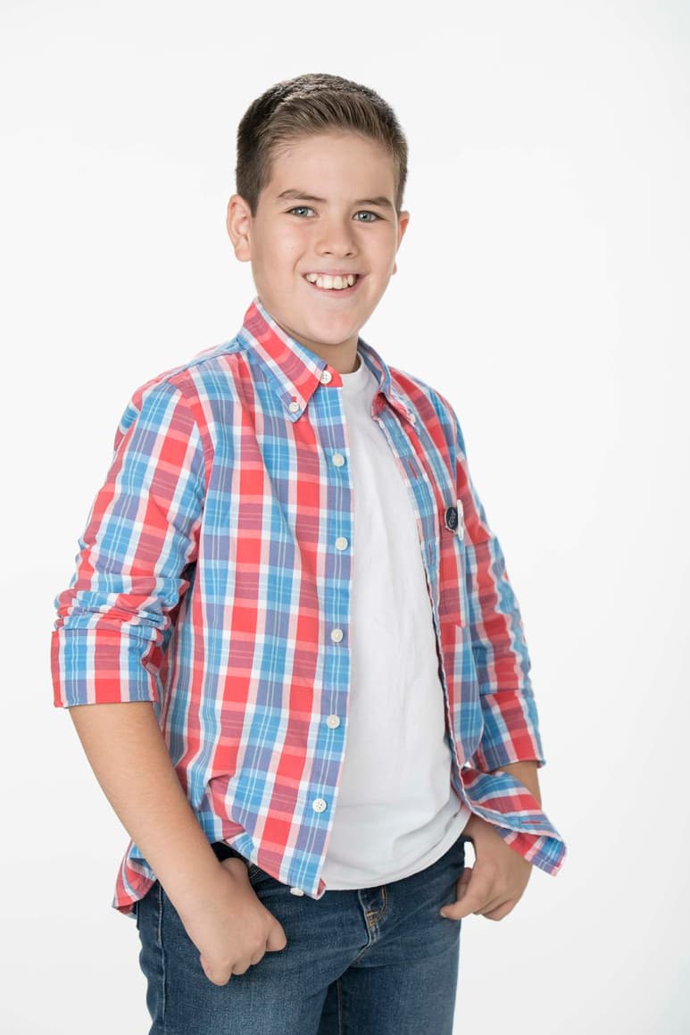 Orgulloso. José Pablo Montaña se está labrando un camino en el medio artístico nacional, ha participado en un musical y ahora en La Voz Kids. (ESPECIAL)