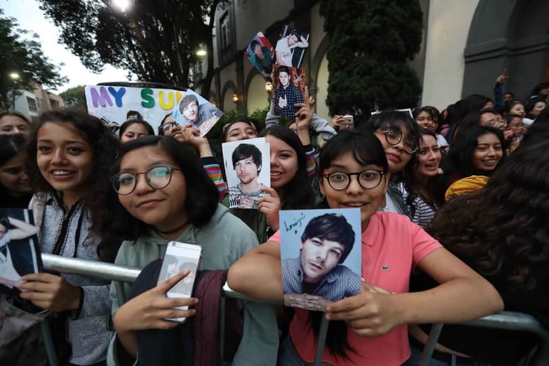 Fanáticas de Louis Tomlinson y Niall Horan. (AGENCIAS)