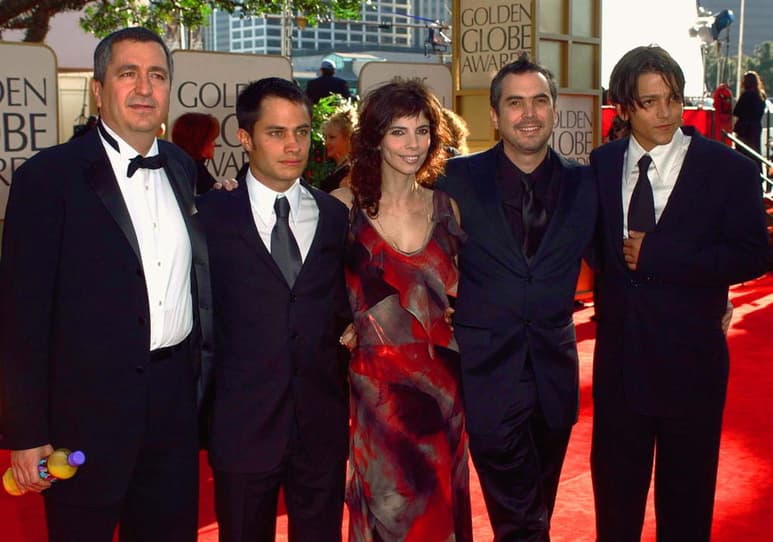 Presente. Jorge Vergara acompañó al elenco de Y tu mamá también a varias premiaciones. (ESPECIAL)