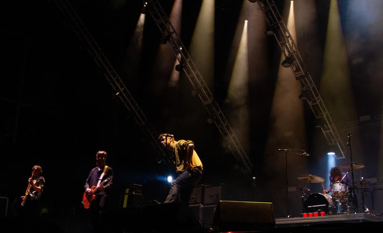 Éxitos. The Strokes durante su presentación en el Corona Capital.