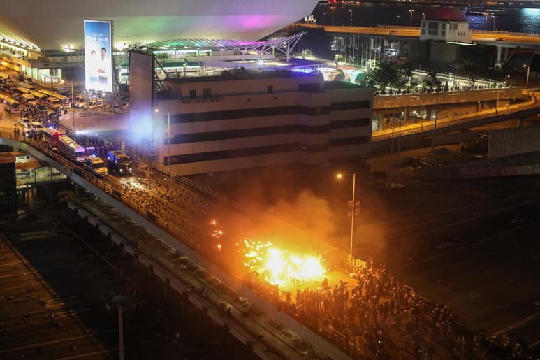 La más reciente jornada de protesta en Hong Kong ha sido en contra de la entrada del gobierno chino a la administración de la ciudad. (EFE)