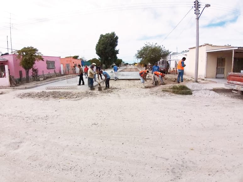 Hasta el momento llevan un 40 por ciento de avance en la calle Libertad.