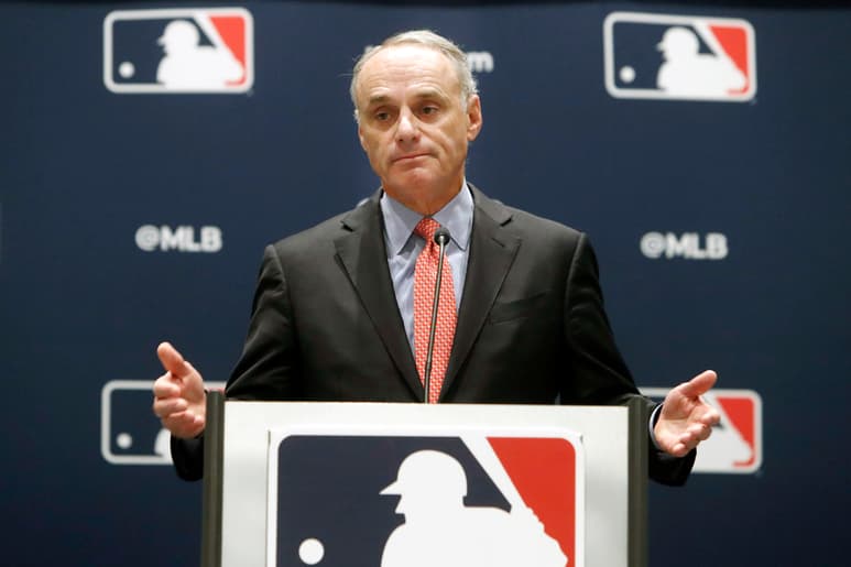 El comisionado de Grandes Ligas Rob Manfred dio a conocer los pormenores sobre el seguimiento sobre el caso contra Houston. (AP)