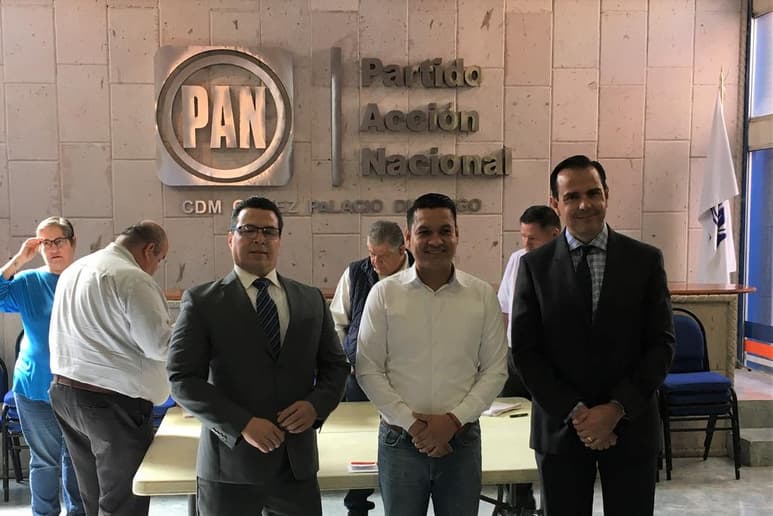 Este sábado se llevó a cabo la renovación del comité municipal del Partido Acción Nacional (PAN) en Gómez Palacio. (FABIOLA P. CANEDO)