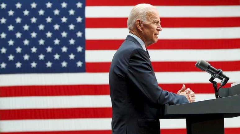 Biden centró sus críticas en el senador conservador Lindsey Graham. (ARCHIVO)