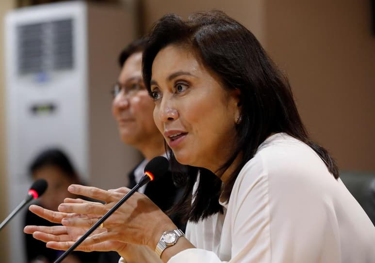 La vicepresidenta filipina Leni Robredo fue cesada hoy por el presidente Rodrigo Duterte del cargo de codirectora del Comité interagencias de lucha antidrogas. (ARCHIVO)