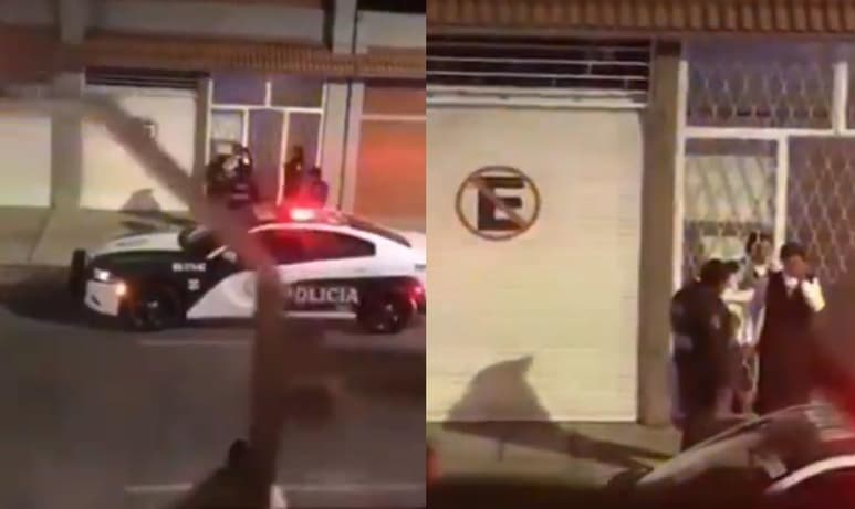 El material fue registrado por vecinos de la zona, mismos que realizaron la denuncia a las autoridades (INTERNET)