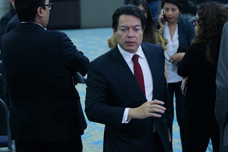 El líder de Morena en San Lázaro, Mario Delgado, planteó que podrían realizarse esos cambios a la Ley de Ingresos y a la Ley de Presupuesto y Responsabilidad Hacendaria con el fin de incentivar la inversión y el gasto. (ARCHIVO)