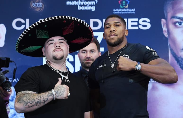 Andy Ruiz y Anthony Joshua se enfrentarán este 7 de diciembre. (ARCHIVO)