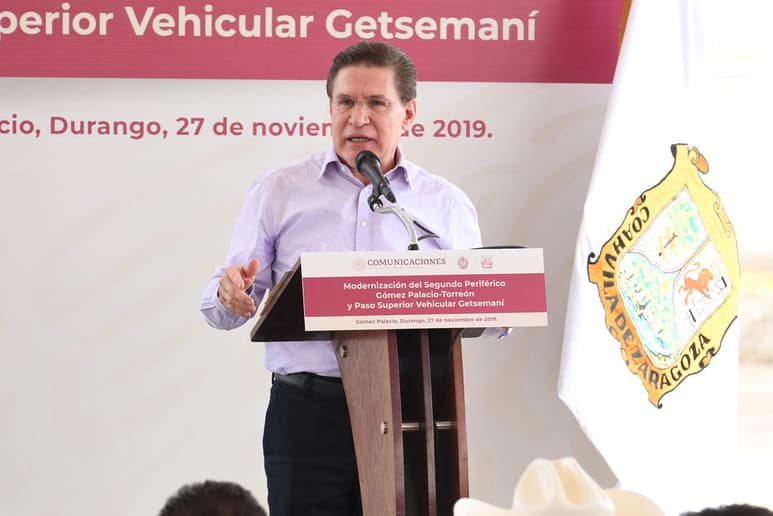 Aseguró que Durango mantiene el trabajo en equipo con el gobierno de Coahuila y con los presidentes municipales de la entidad. (FERNANDO COMPEÁN)