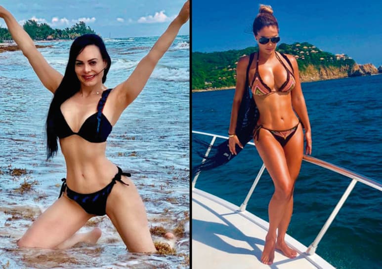 Ninel Conde de 49 y Maribel Guardia de 60. (ARCHIVO)