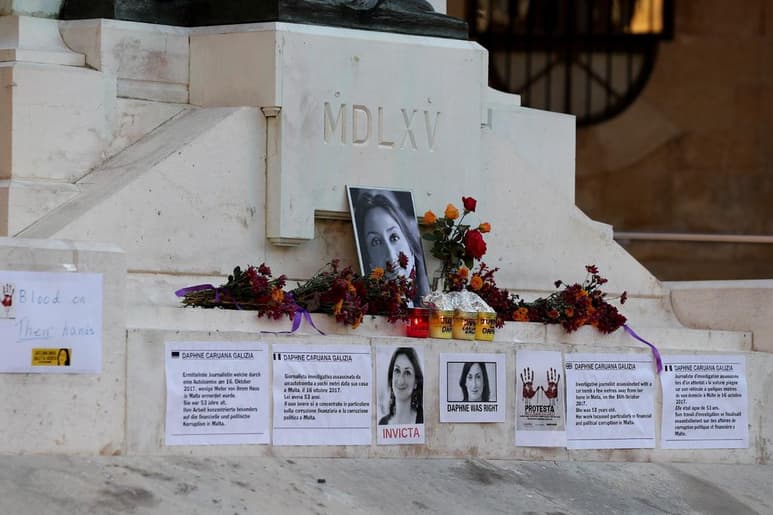 La familia de la periodista maltesa Daphne Caruana Galizia, asesinada en 2017, y Reporteros sin Fronteras (RSF) presentaron este martes una denuncia en Francia. (ARCHIVO)