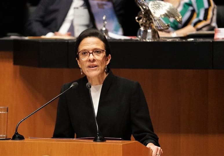 Magaloni dijo que participar en esta terna para ministra de la Corte y comparecer ante el pleno del Senado es el más alto reconocimiento de su vida, dedicada a la justicia. (ESPECIAL)