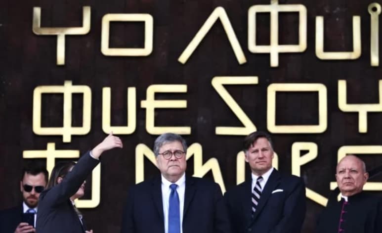 Barr dará un recorrido privado por la Basílica de Guadalupe. (ESPECIAL)
