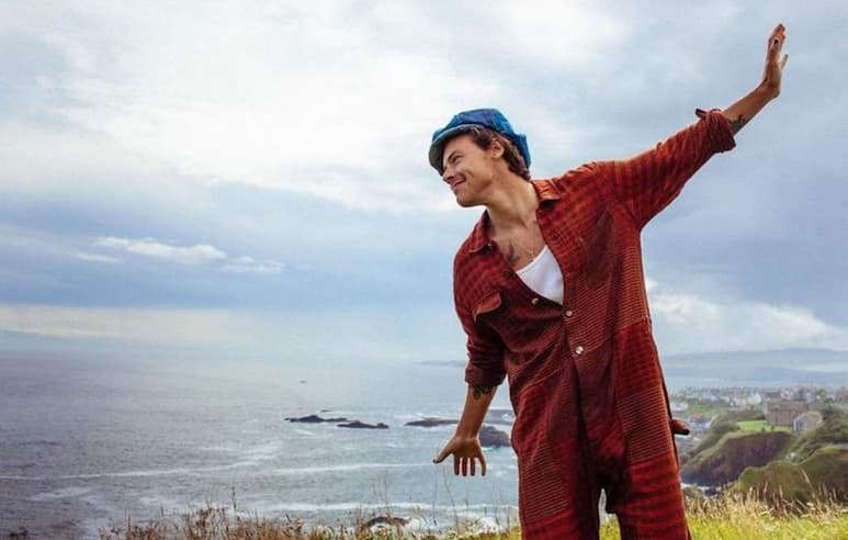 Harry Styles estrenó su nueva canción Adore You, el último sencillo de su próximo álbum Fine Line. (ESPECIAL)