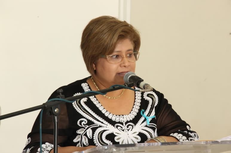 Refugio Adame, directora del Instituto de Capacidades Diferentes, llamó a las personas con discapacidad a seguir esforzándose. (EL SIGLO DE TORREÒN/EDITH GONZÁLEZ)