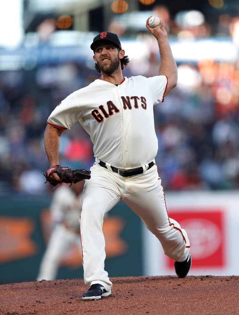 Madison Bumgarner ha jugado toda su carrera con los Gigantes, con quienes conquistó tres Series Mundiales. (ARCHIVO) 