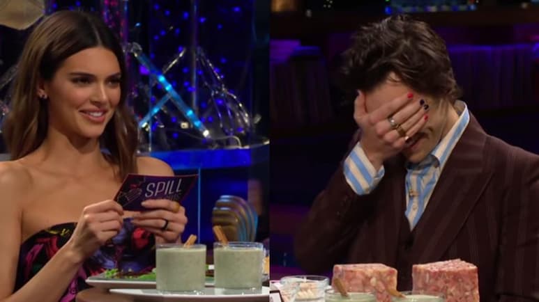 El cantante, quien fungió como presentador invitado, desafió la modelo en este juego en el que ambos se hacen preguntas personales y se enfrentan a una elección. (ESPECIAL)