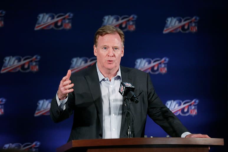 Roger Goodell, comisionado de la NFL, dijo que 'ser consistentes es lo primordial y lo que siempre buscan alcanzar'. (ARCHIVO)