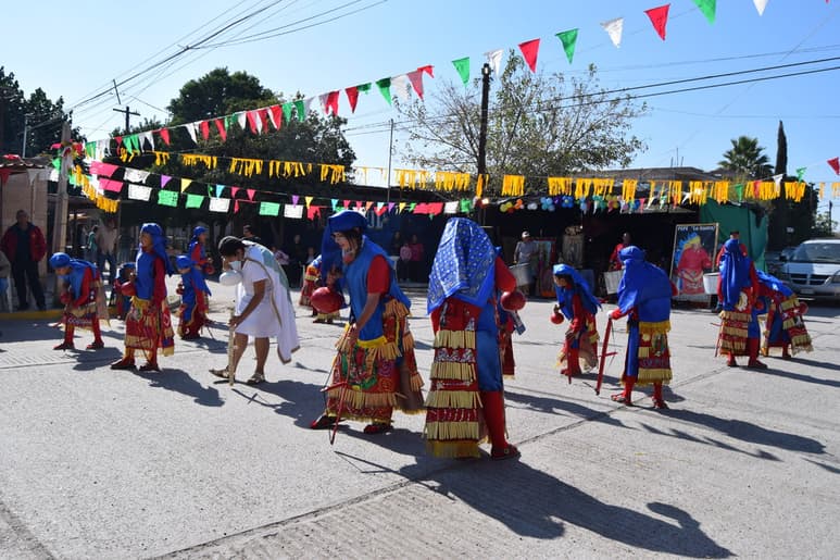 La danza de Las Vegas es de las más antiguas de Madero y conservan su esencia, pues ahora se realizan variaciones. (EL SIGLO DE TORREÓN / MARY VÁZQUEZ)