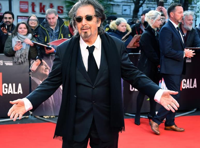 Al Pacino. Gracias a El Irlandés ha sido nominado a los Globos de Oro, Critics' Choice Awards, SAG Awards.