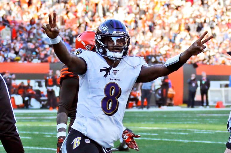 Los Cuervos no quieren arriesgarse a una posible lesión de Lamar Jackson. (ESPECIAL)