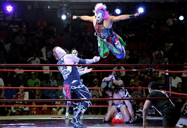 El ídolo de los niños, Psycho Clown, encabeza la función que se presentará este sábado 28 de diciembre en el inmueble de la Expo Feria. (ARCHIVO)