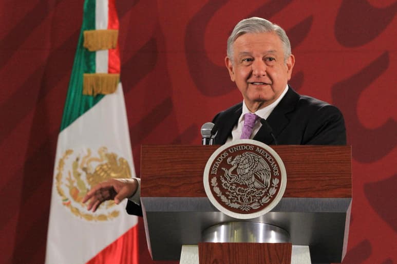 El presidente Andrés Manuel López Obrador inició la conferencia mañanera de hoy 24 de diciembre. (NOTIMEX)