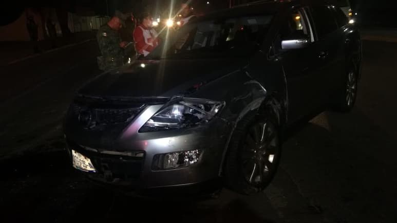 El conductor responsable del accidente se dio a la fuga.