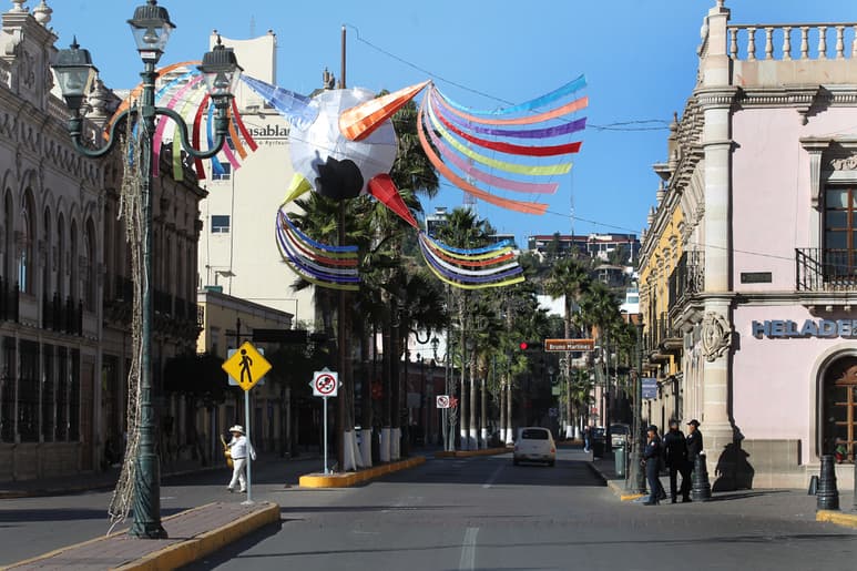 La capital duranguense vivió una Navidad en total calma. (EL SIGLO DE TORREÓN)