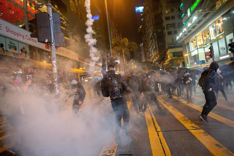 Se anuncian nuevas nuevas movilizaciones para el 1 de enero próximo en Hong Kong. (ARCHIVO)