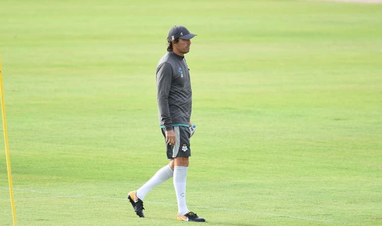 El primer equipo lagunero entrenó ayer por la mañana en las instalaciones del TSM previo al duelo
que hoy sostendrán ante la UACH. (ARCHIVO)