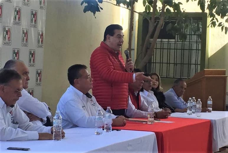 El presidente estatal del PRI en Durango, Luis Enrique Benítez Ojeda. (EL SIGLO DE TORREÓN)