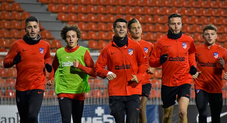 Los elementos 'colchoneros' volvieron al trabajo futbolístico. (ESPECIAL)