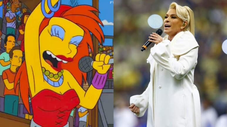 Ayer fue la gran final entre los equipos de futbol mexicano América y Monterrey que se jugó en el Estadio Azteca, donde se vivió un emotivo momento durante la interpretación del Himno Nacional Mexicano a cargo de Yuri, quien lo entonó con particular emoción que contagió a los presentes. (ESPECIAL)