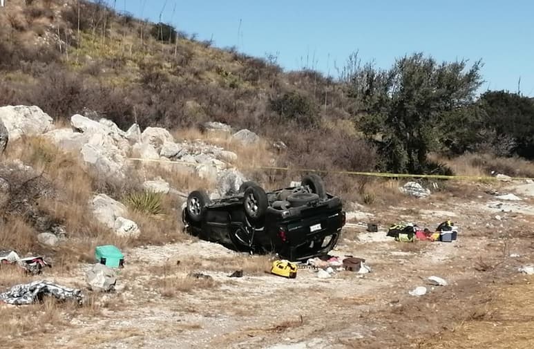 Los hechos ocurrieron en el kilómetro 197, tramo Matehuala-Puerto México. (EL SIGLO COAHUILA)