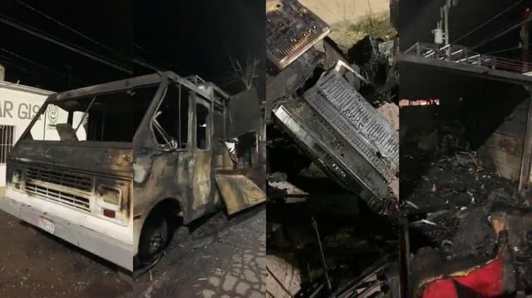 La Banda Diablillos pasan por momentos difíciles ya que el autobús donde transportaban su equipo se incendió. (ESPECIAL)